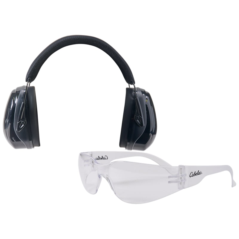 Cabela's Earmuffs and Shooting Glasses Combo