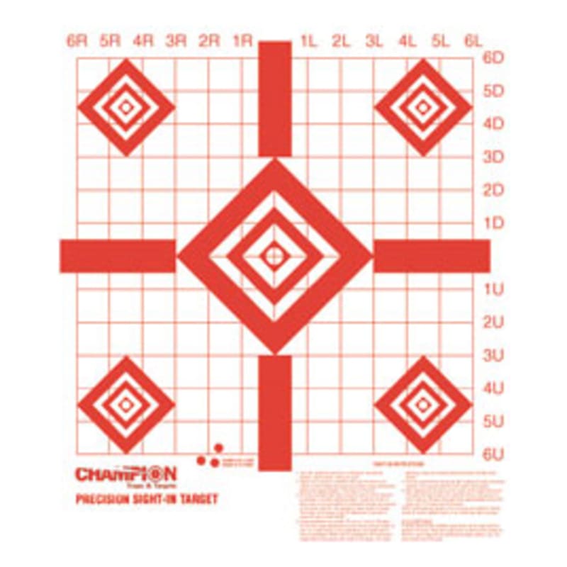Champion Redfield Sight-In Shooting Target
