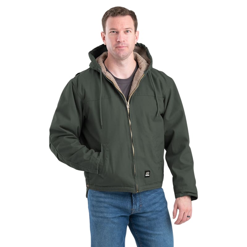 Berne Heartland Washed Duck Hooded Work Coat