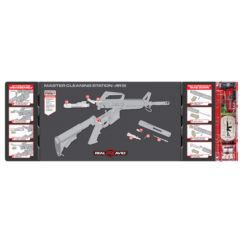 Real Avid AR15 Master Cleaning Station Gun Cleaning Kit