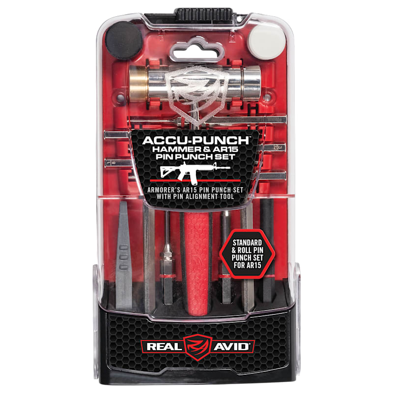 Real Avid Accu-Punch Hammer and AR15 Pin Punch Set