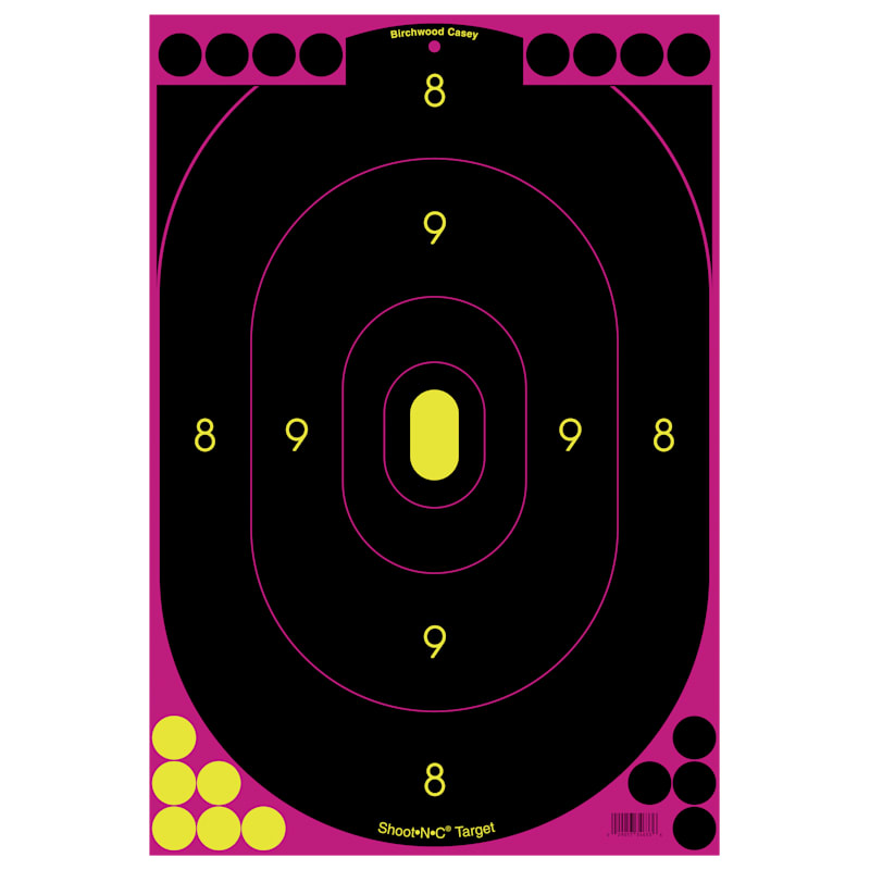 Birchwood Casey Shoot-N-C Pink Silhouette Target
