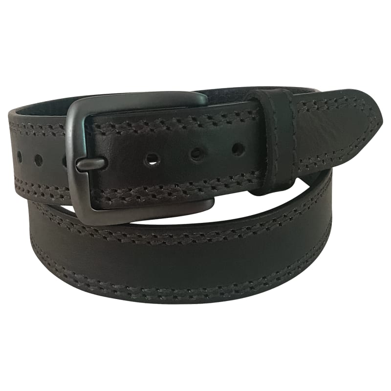 Danbury 38mm Distressed Buffalo Leather Belt for Men
