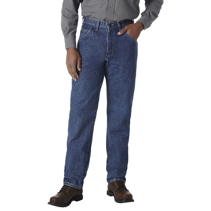 Wrangler RIGGS Workwear 5-Pocket Flame-Resistant Relaxed-Fit Jeans for Men