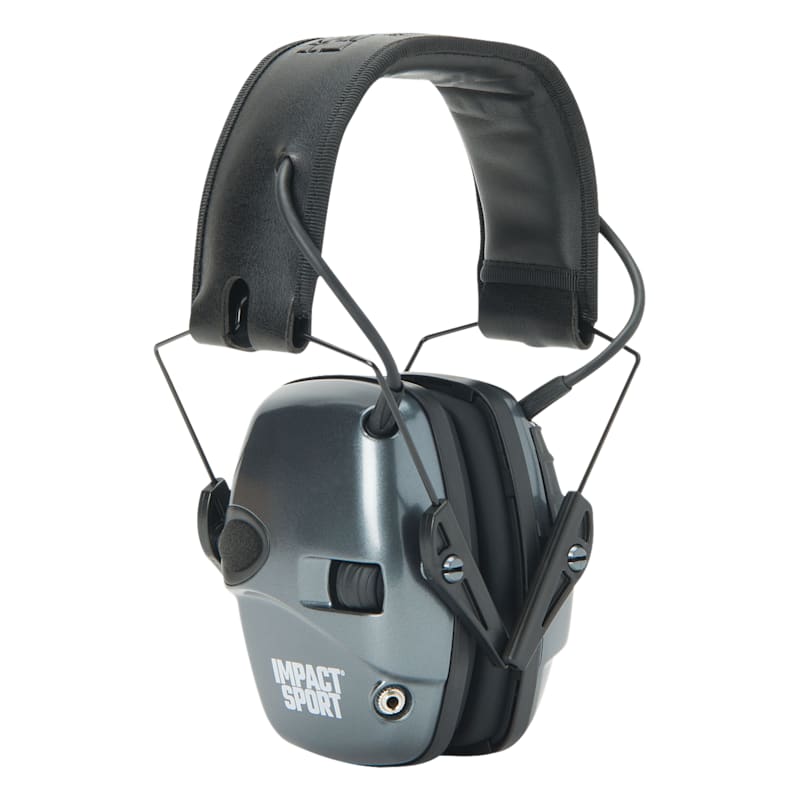 Howard Leight Impact Sport Electronic Earmuffs with Auxiliary Input