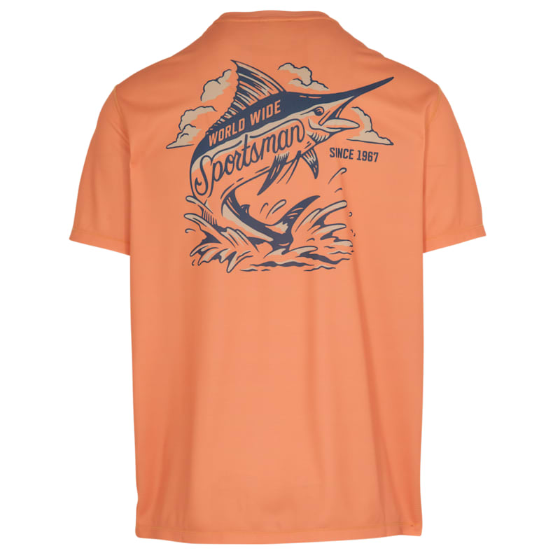 World Wide Sportsman 3D Cool Marlin Graphic Short-Sleeve Shirt