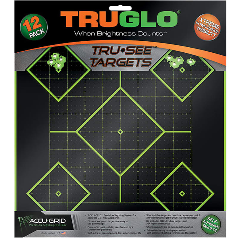 TRUGLO TRU-SEE Splatter 5 Diamond Target