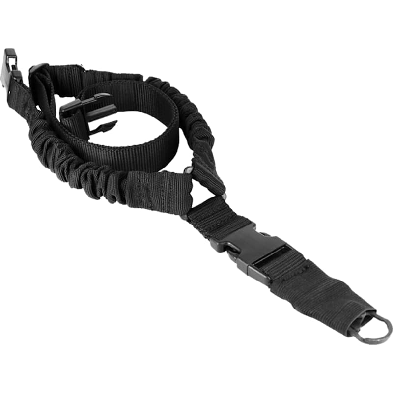 AIM Sports One Point Bungee Rifle Sling with Steel Clip/Polymer Buckle