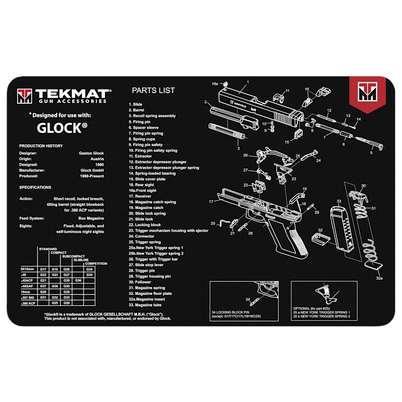 TekMat Handgun Cleaning Mat