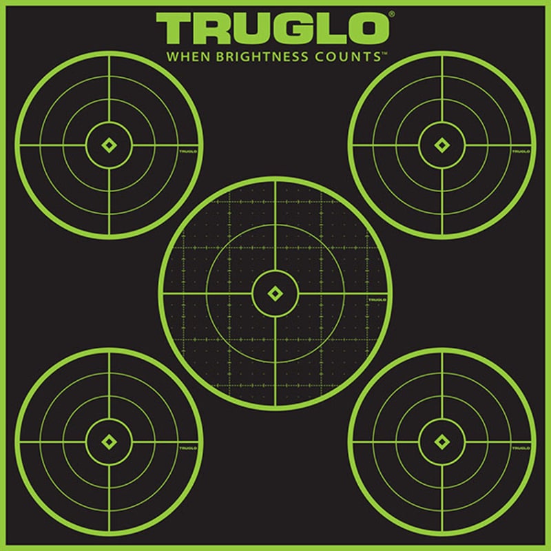 TRUGLO TRU-SEE Splatter 5 Bullseye Targets
