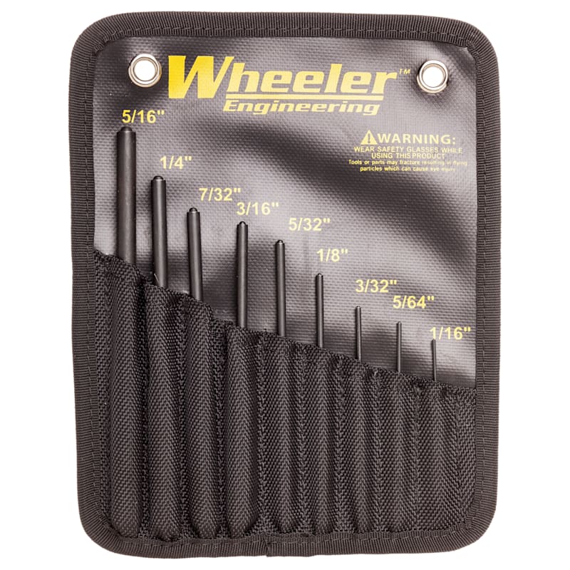 Wheeler Engineering Roll Pin Punch Set
