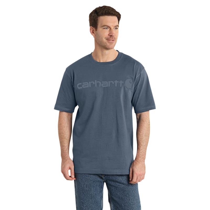 Carhartt Logo Graphic Loose-Fit Heavyweight Short-Sleeve T-Shirt