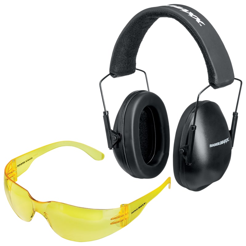 RangeMaxx Shooter's Muffs and Glasses Combo
