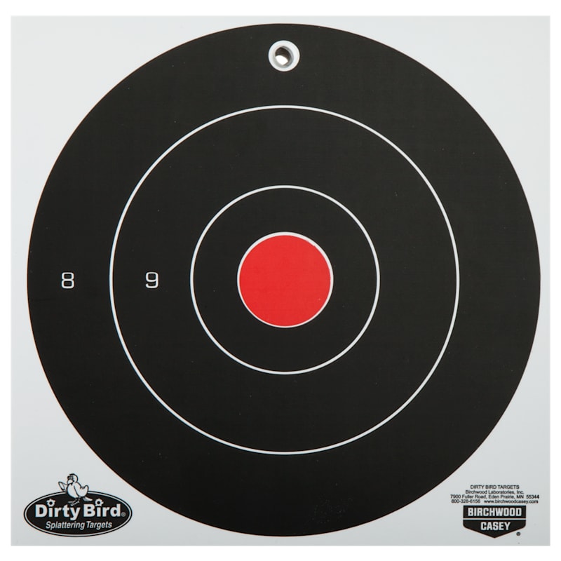 Birchwood Casey Dirty Bird Bull's-eye Shooting Targets