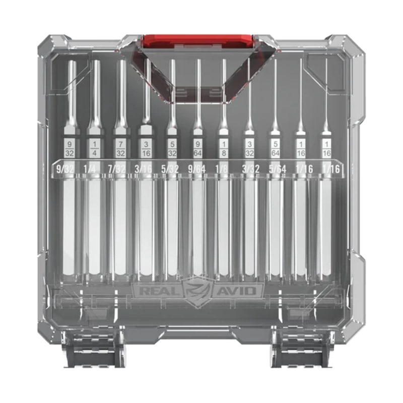 Real Avid Accu-Punch 11-Piece Roll Pin Punch Set