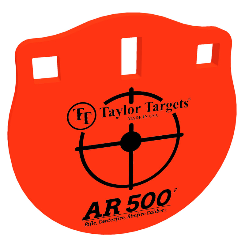 Taylor Targets AR500F 6'' Gong Flat Plate Steel Target