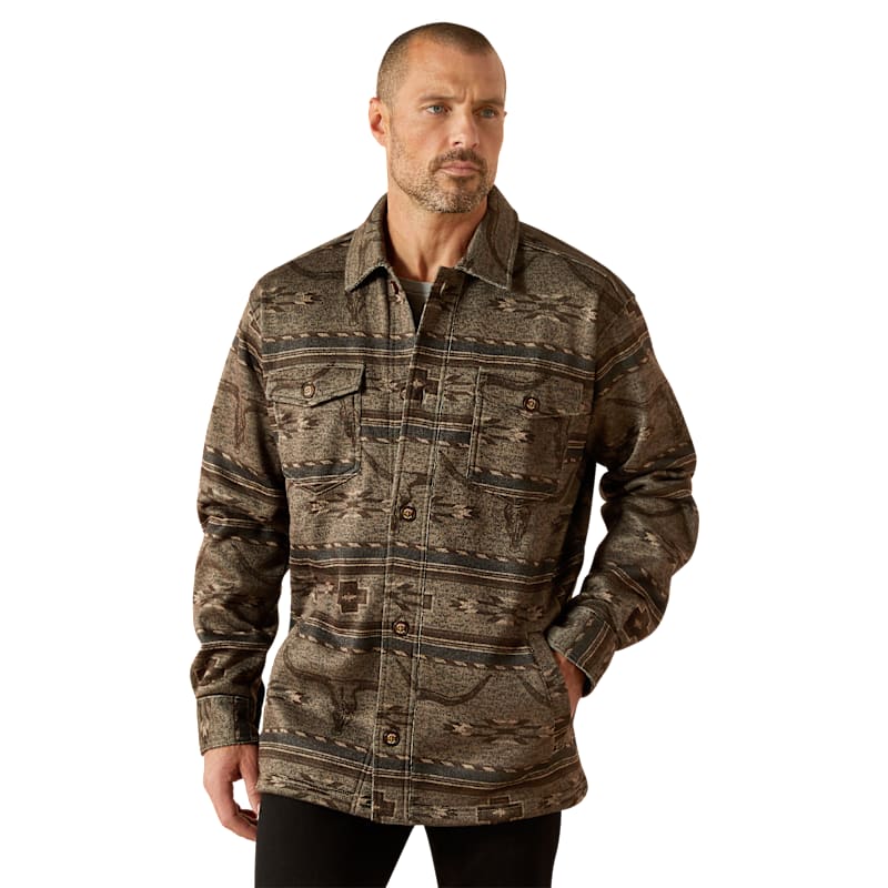 Ariat Caldwell Printed Shirt Jacket for Men