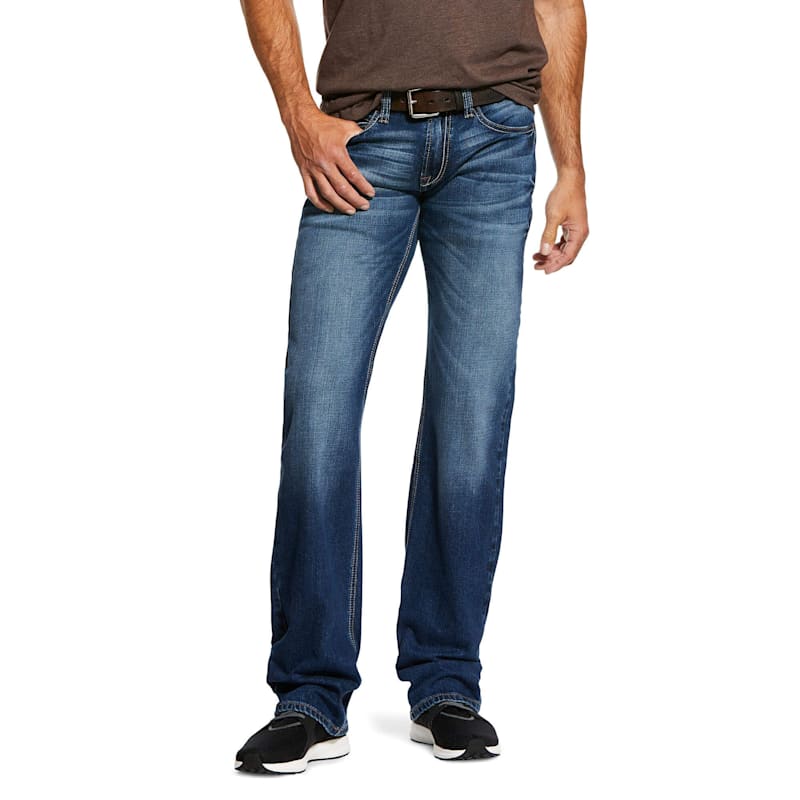 Ariat M7 Rocker Stretch Nassau Stackable Straight-Leg Jeans for Men