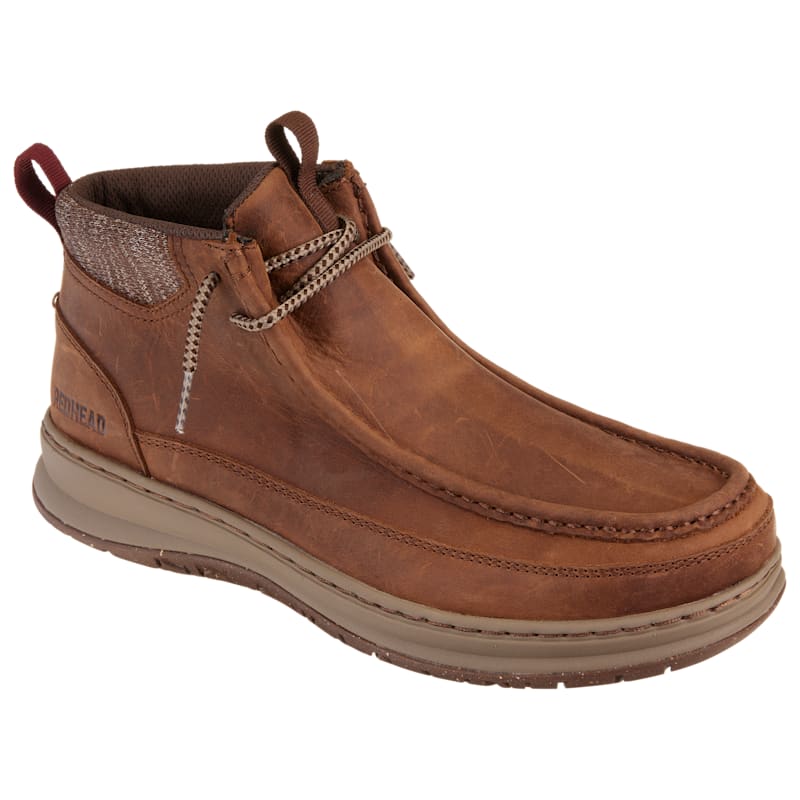 RedHead Roark Leather Pull-On Casual Boots for Men