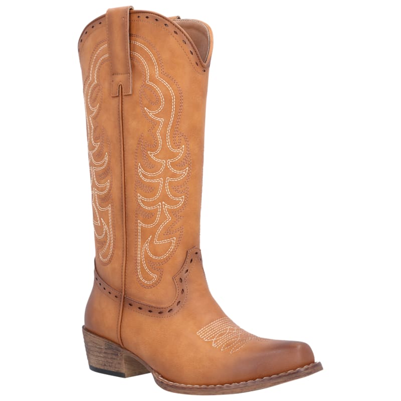 Natural Reflections Dixie Round-Toe Western Boots