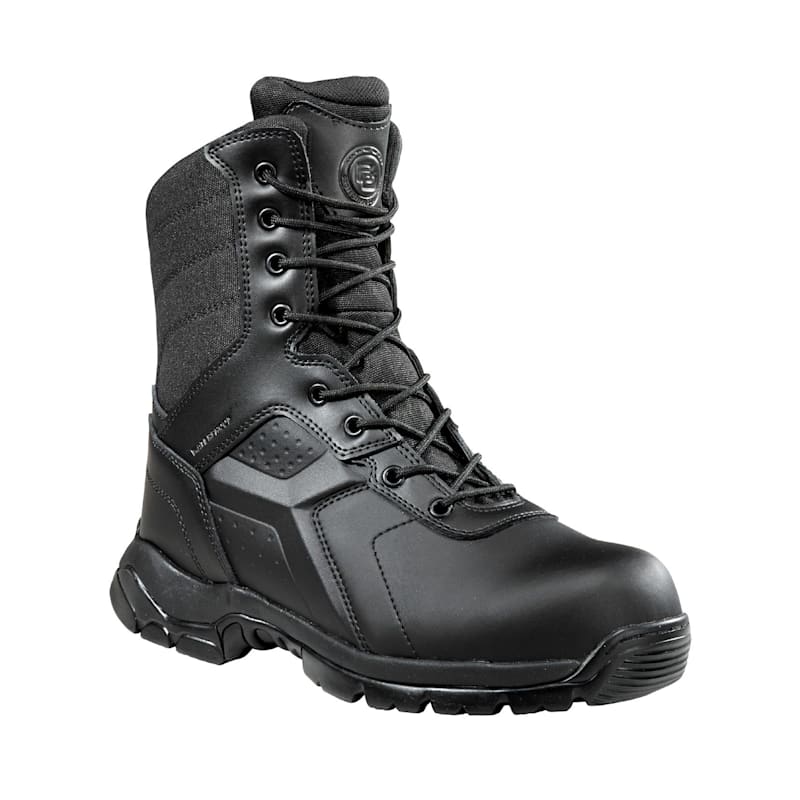 BD Protective Equipment Battle Ops 8'' Waterproof Side-Zip Tactical Duty Boots for Men