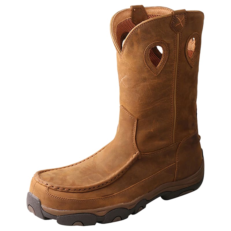 Twisted X Hiker Boots in Distressed Saddle/Saddle for Men