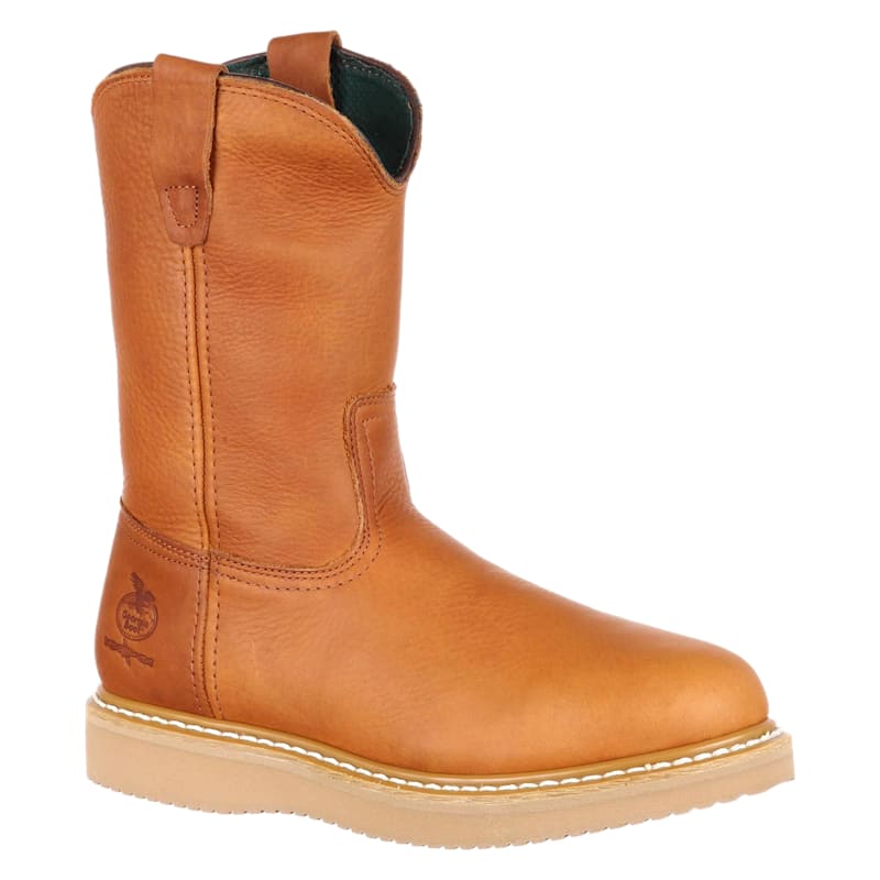 Georgia Boot Wedge Wellington Work Boots for Men