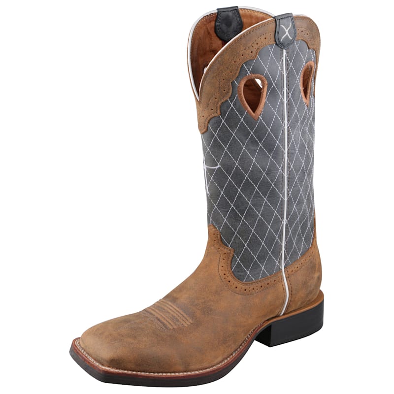 Twisted X Ruff Stock Western Work Boots for Men