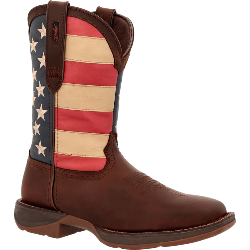 Durango Rebel Patriotic Flag Western Boots for Men