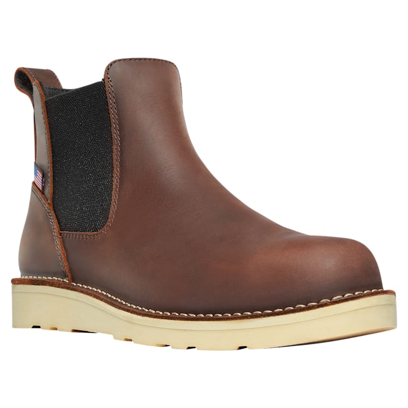 Danner Bull Run Chelsea Wedge Work Boots for Men