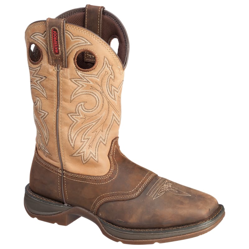 Durango Rebel Waterproof Steel Toe Western Boots for Men