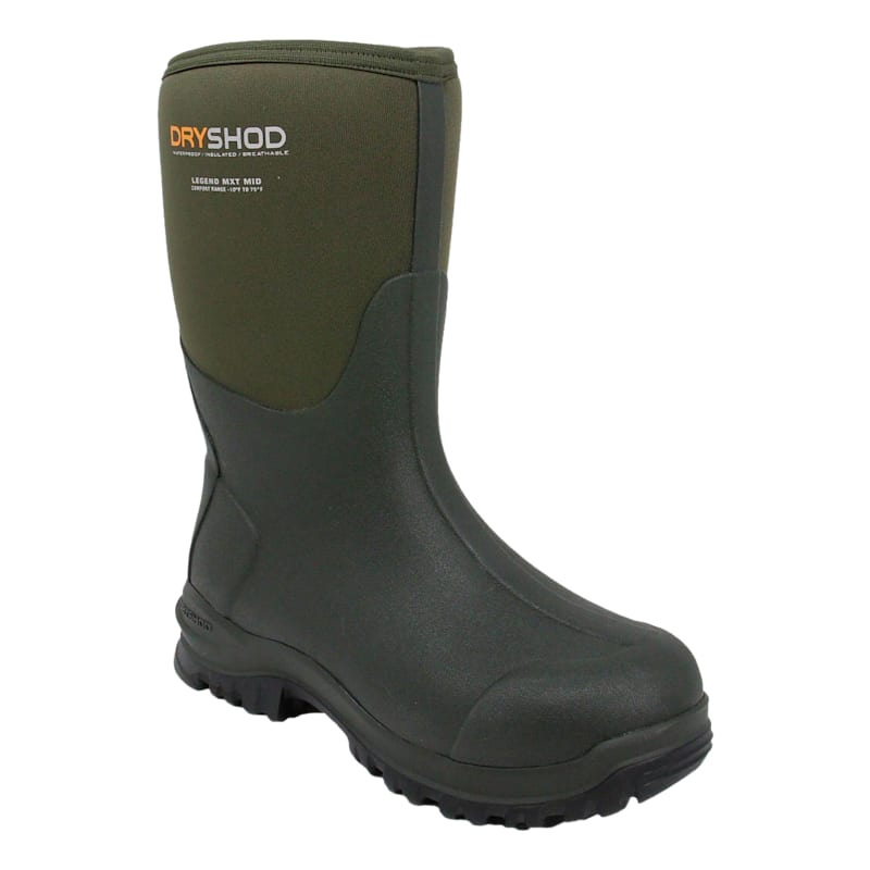 Dryshod Legend MXT Mid Rubber Boots for Men