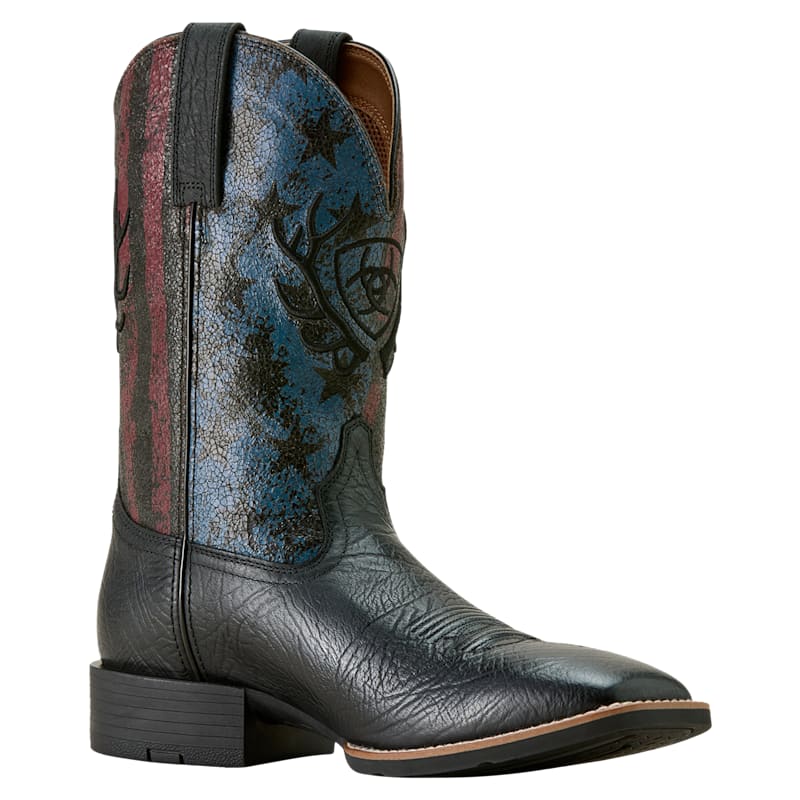 Ariat Sport Liberty Antler Western Boots for Men