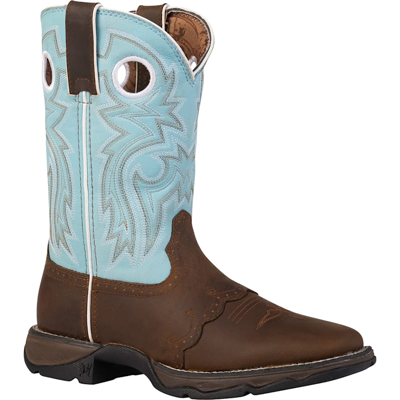 Durango Lady Rebel Powder N' Lace Western Boots for Ladies