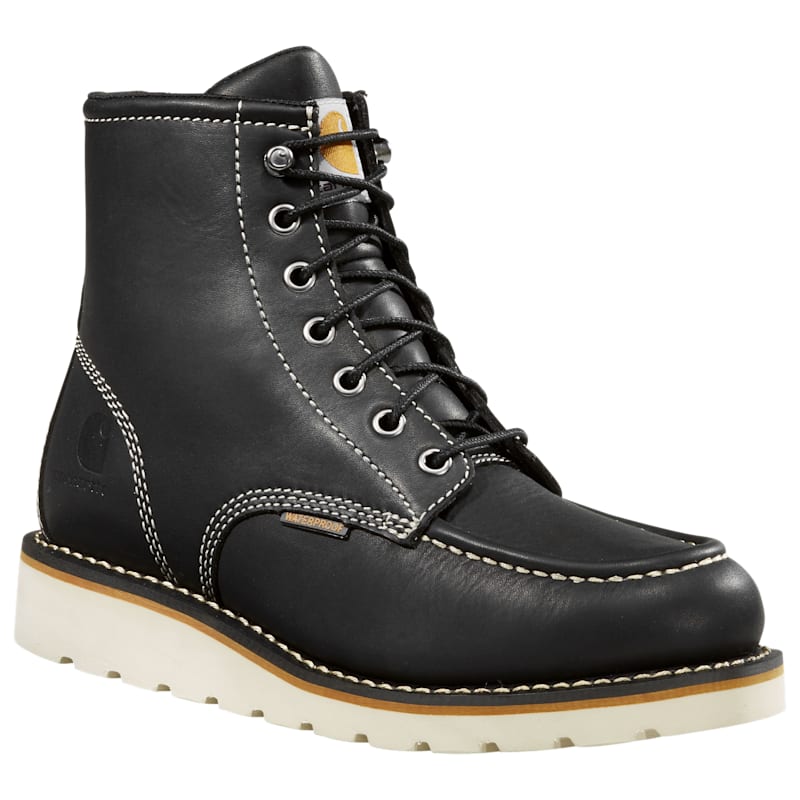 Carhartt Waterproof Moc Toe Wedge Work Boots for Ladies