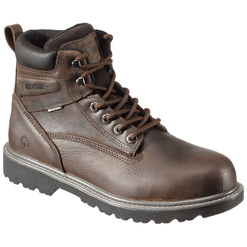 Wolverine Floorhand Waterproof Steel Toe Work Boots for Men