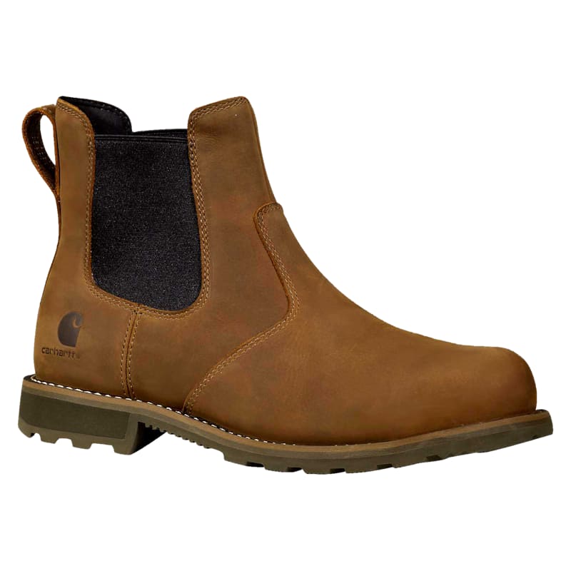 Carhartt Frontier Water-Resistant Steel-Toe Chelsea Work Boots for Men