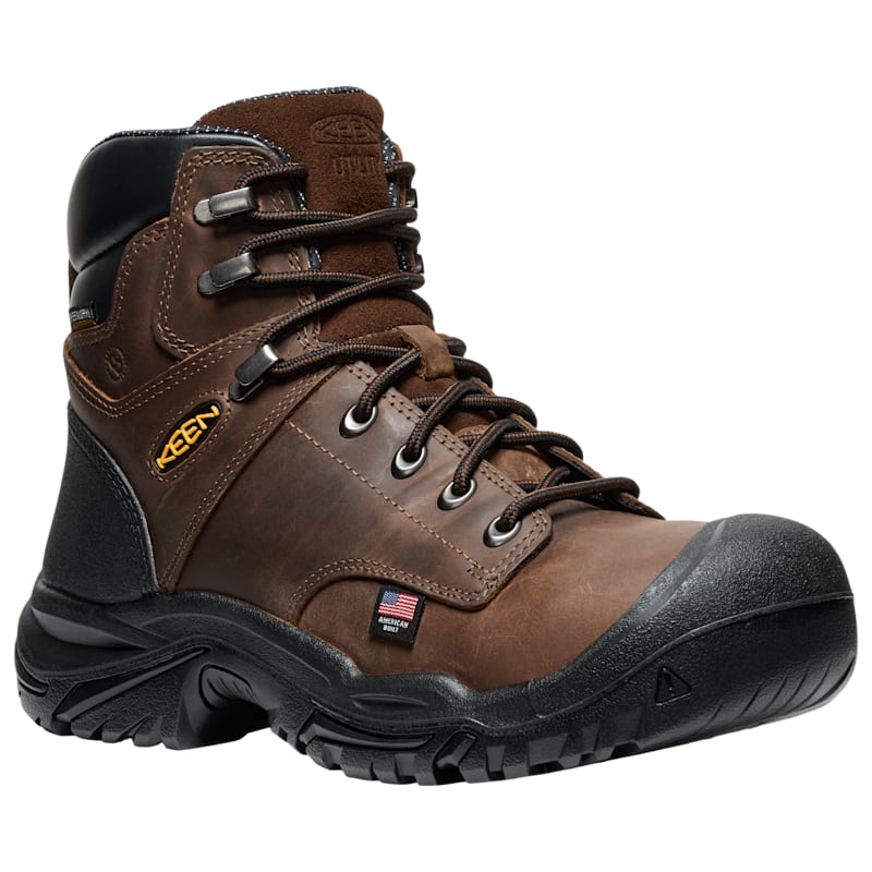 KEEN Utility Mt Vernon II Waterproof Steel-Toe Work Boots for Men