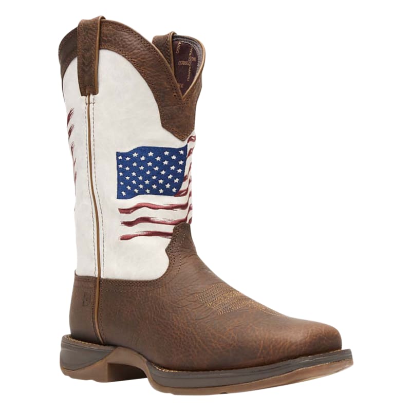 Durango Rebel Distressed Flag Western Boots for Men