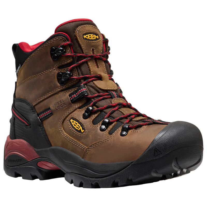 KEEN Utility Pittsburgh Energy Waterproof Carbon Toe Work Boots for Men