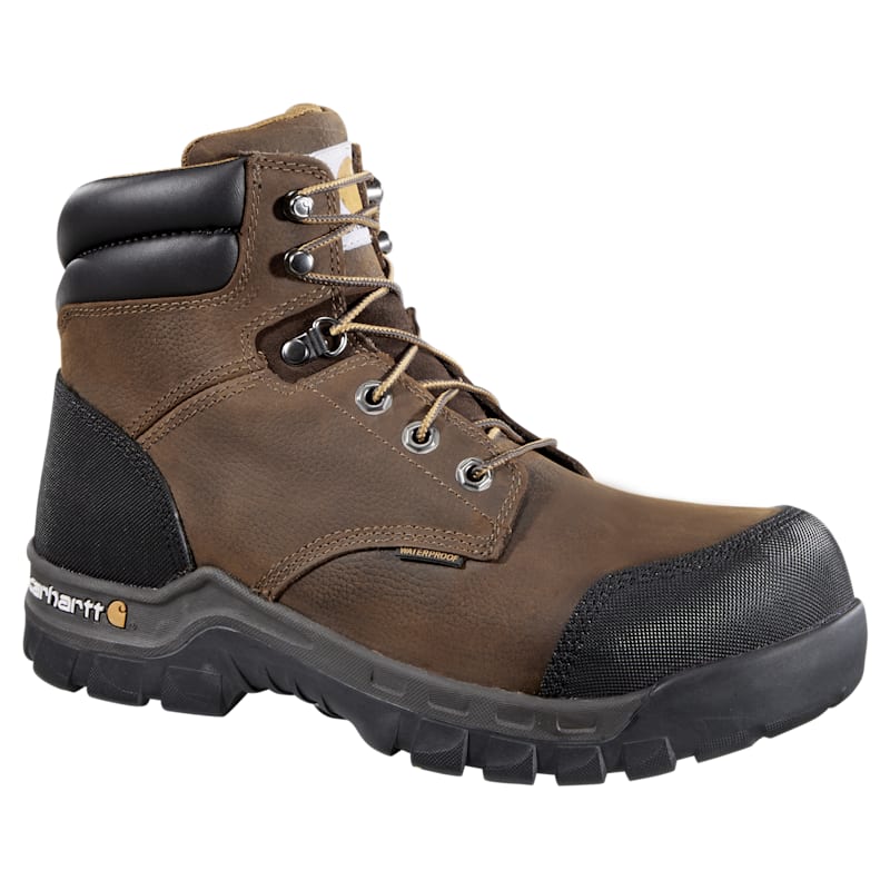 Carhartt 6'' Rugged Flex Waterproof Safety Toe Work Boots for Men