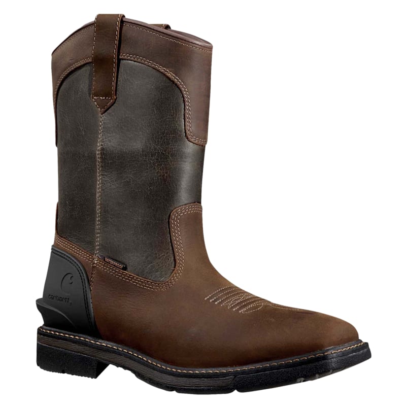 Carhartt Montana Waterproof Square Toe Wellington Work Boots for Men