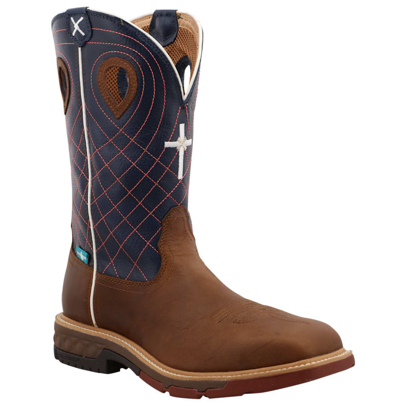 Twisted X Waterproof Western Work Boots for Men