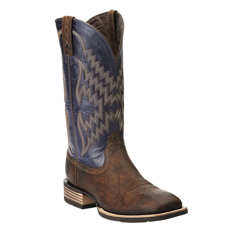 Ariat Tycoon Wide Square Toe Western Boots for Men