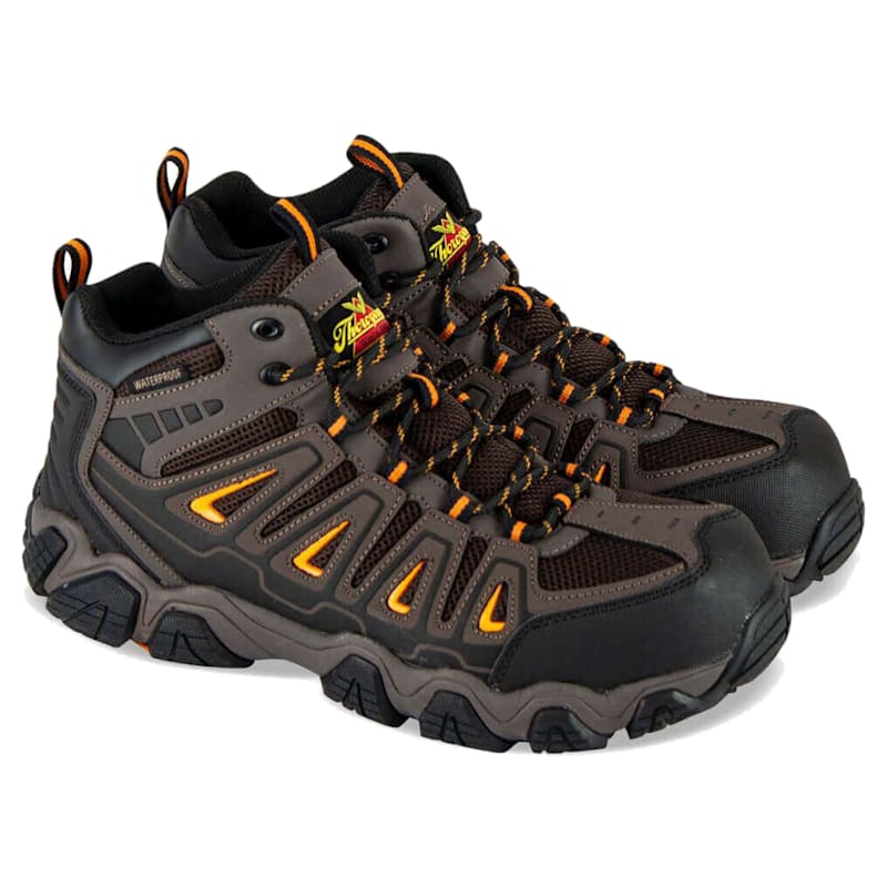 Thorogood Crosstrex Hiker Mid Waterproof Composite Toe Work Boots for Men