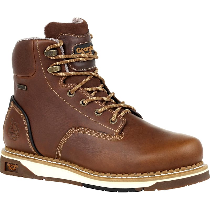 Georgia Boot AMP LT Wedge Waterproof Steel Toe Work Boots for Men