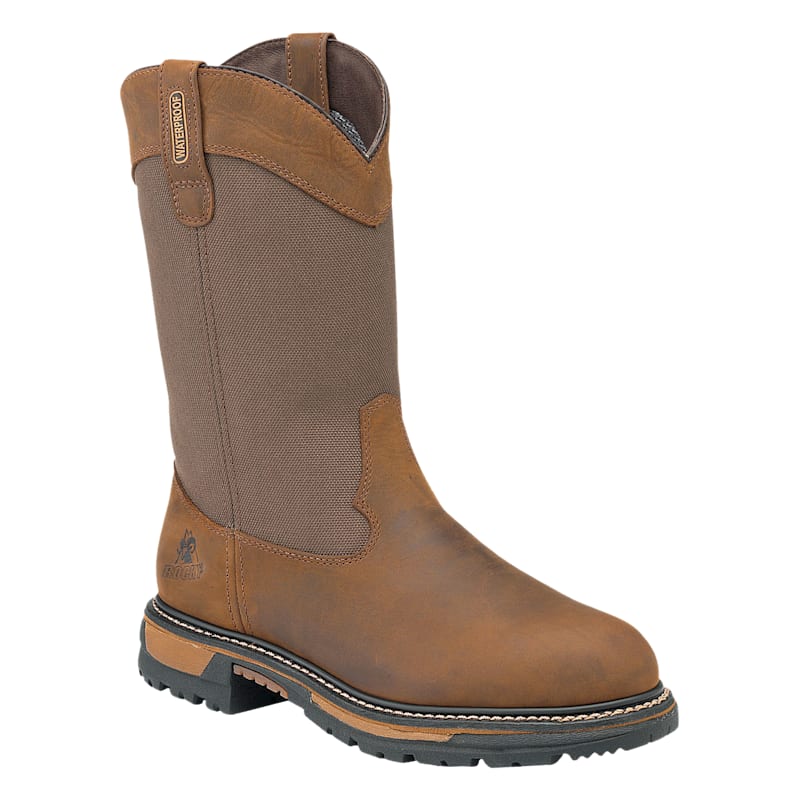 Rocky Ride Insulated Waterproof Wellington Work Boots for Men