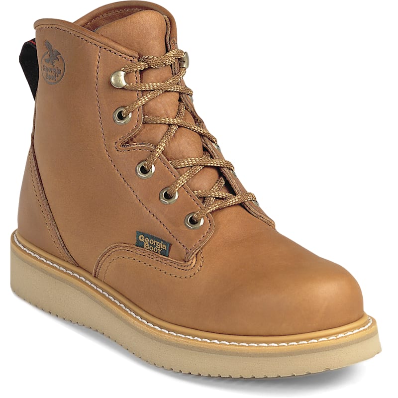 Georgia Boot Wedge Steel Toe Work Boots for Men