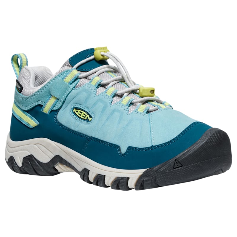 KEEN Targhee IV Waterproof Hiking Shoes with Hook-and-Loop Closure for Kids