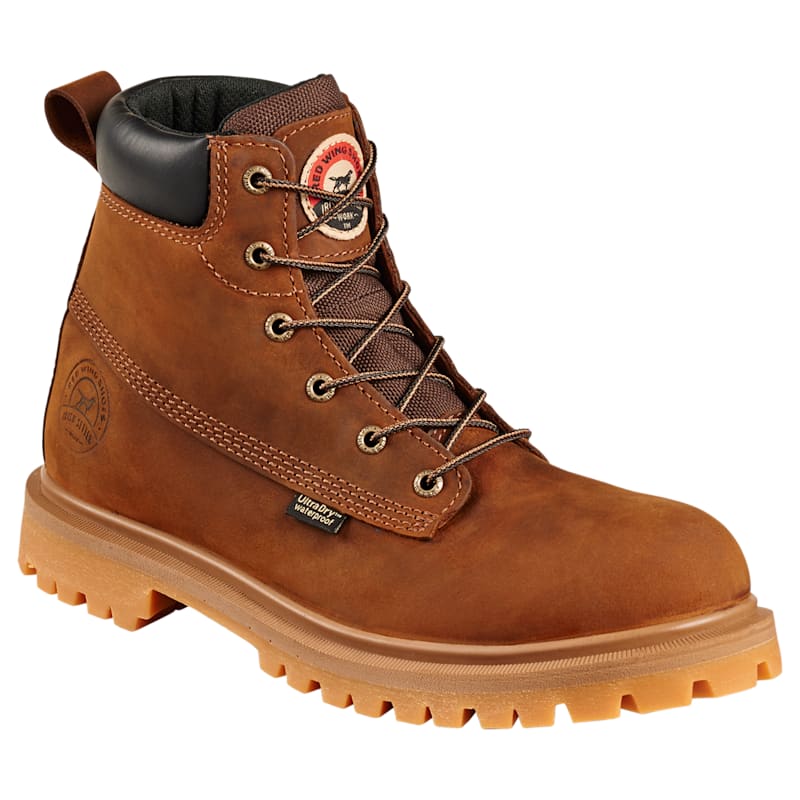 Irish Setter Hopkins Waterproof Safety Toe Leather Work Boots for Men